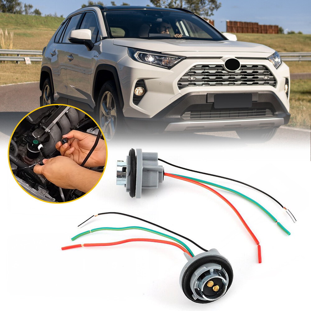 New Wire Pigtail Female U 1157 Two Harness Light Bulb Lamp Connector Socket Plug