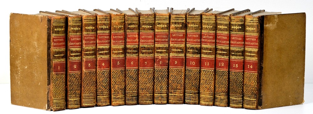 Voyage, LETTRES EDIFIANTES ET CURIEUSES. 14 vol. 1819. Jésuites, Missions