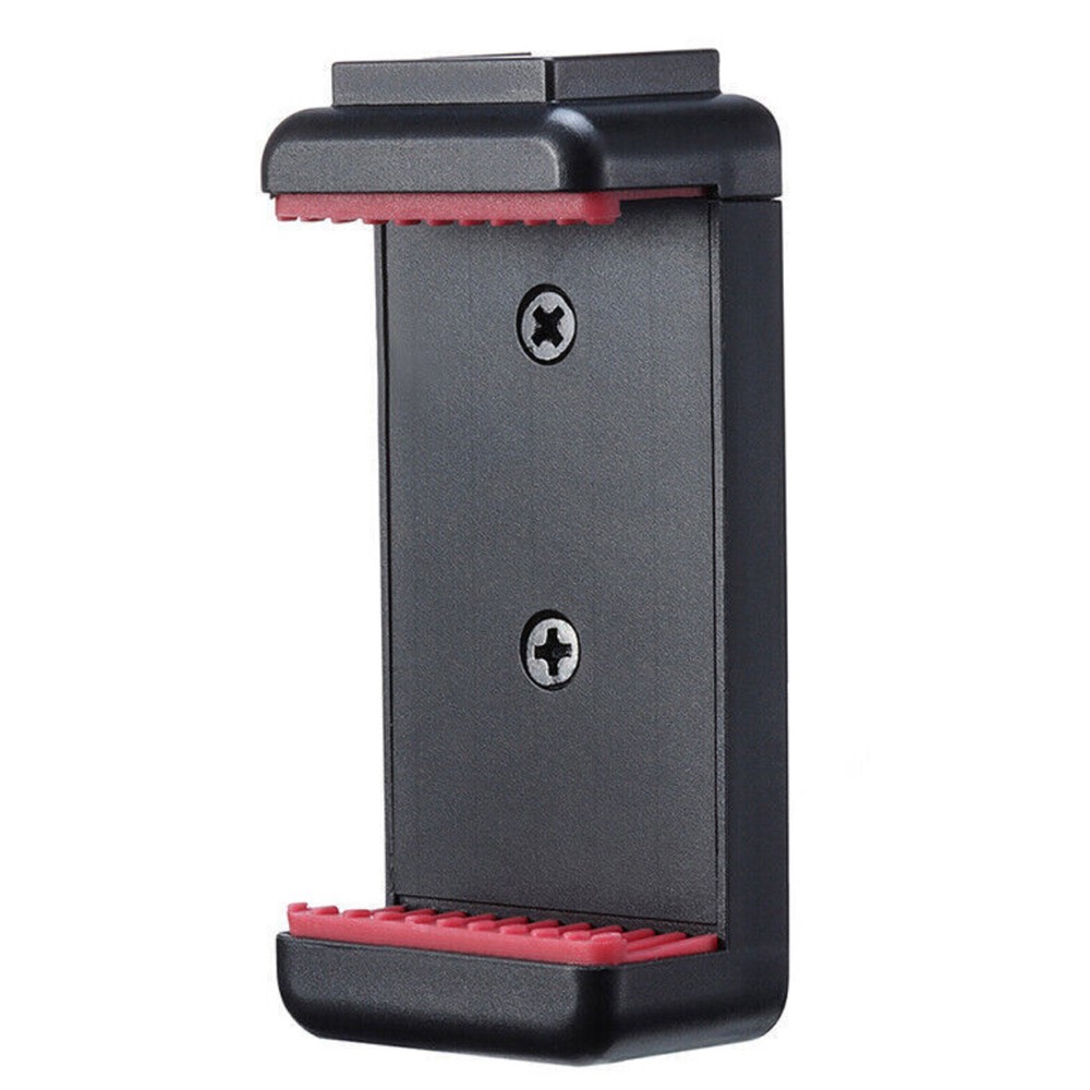 ST-07 Aluminum Alloy Universal Phone Clip Holder Stand Mount Clamp W/ Cold Shoe