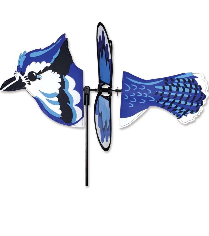 Blue Jay Petite Garden Stake Wind Spinner by Premier Kites & Designs