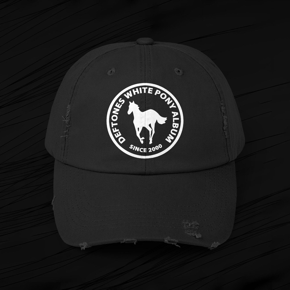 Deftones Rare White Pony Album Hat - Concert Merch For Rock Fans