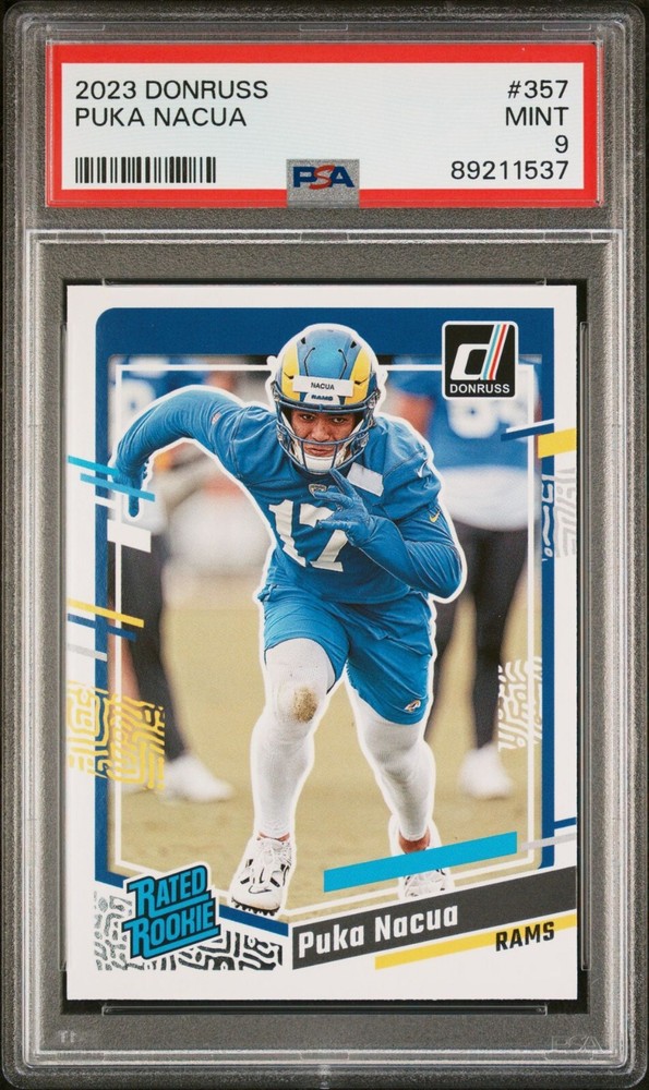 2023 PANINI DONRUSS 357 PUKA NACUA PSA 9