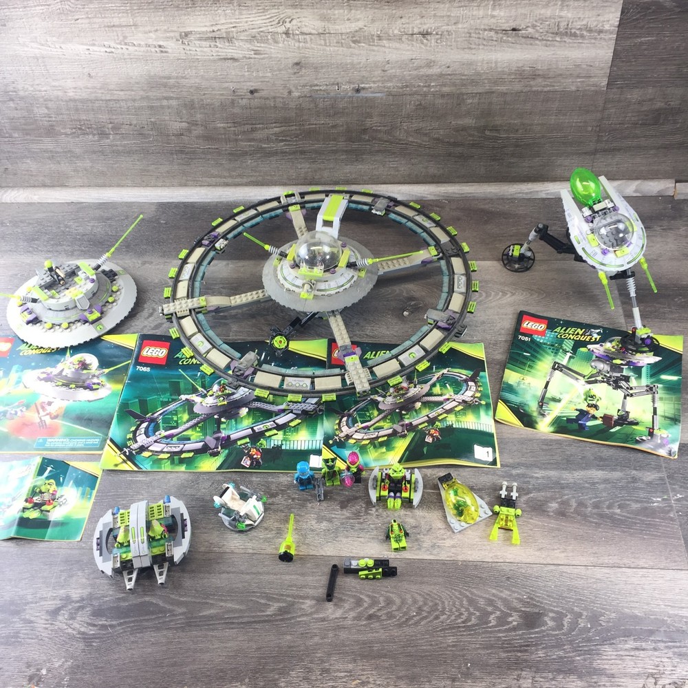 Lego Alien Conquest 7049 7051 7052 7065 Lot Minifigure Instructions Not Complete