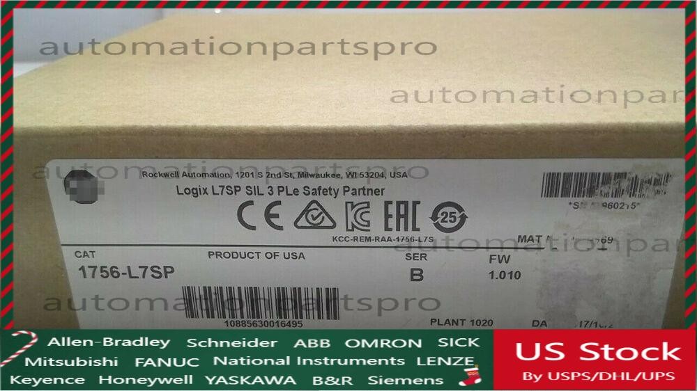New Allen Bradley 1756-L7SP GuardLogix GuardLogix Safety Partner Controller