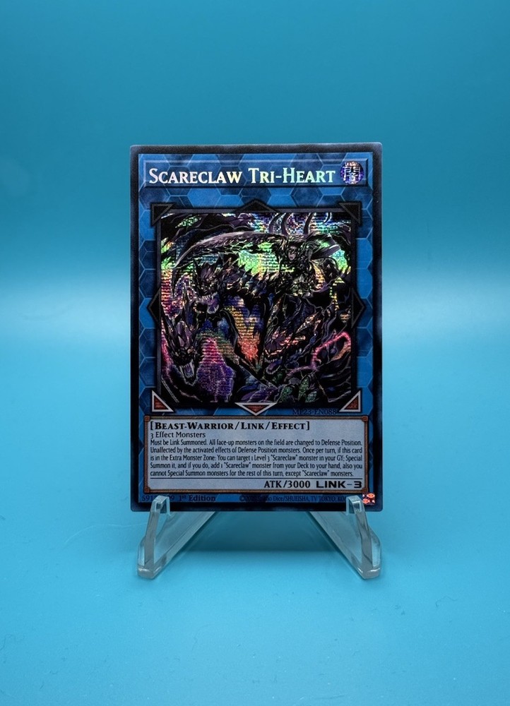 YuGiOh Scareclaw Tri-Heart MP23-EN088 25th Anniv Rare Card