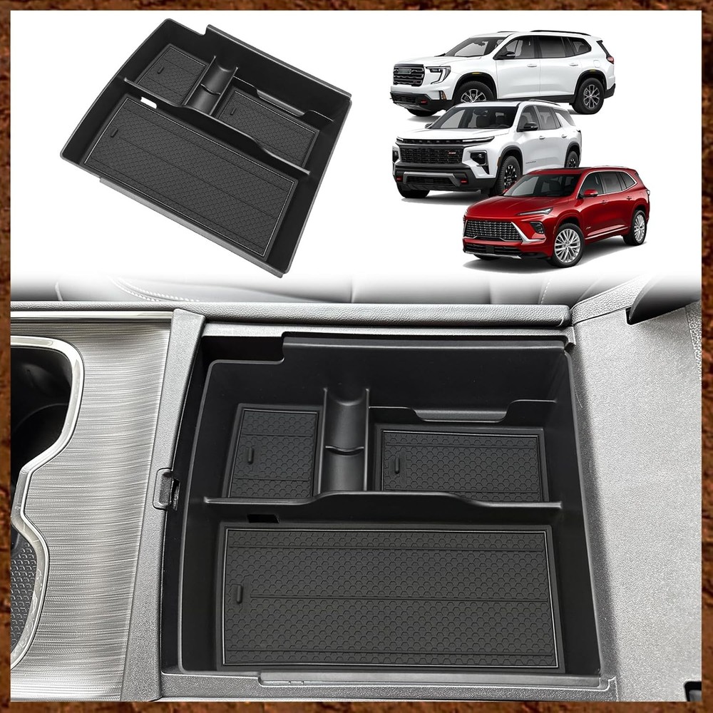 Center Console Organizer Compatible with 2024 2025 Acadia Console Organizer