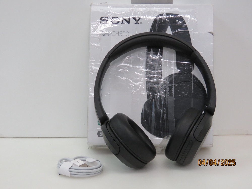 Sony WH-CH520 Wireless Over-Ear Headphones in Black – Lightweight & Long Battery Life [DD269]