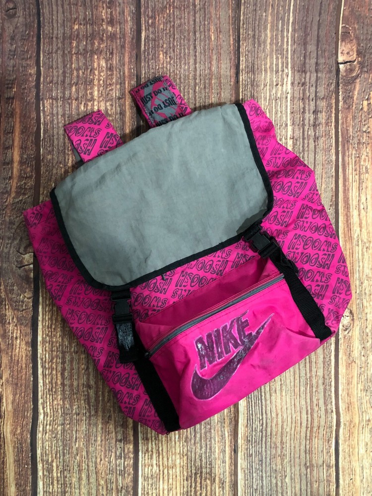 Vintage 90s Nike Backpack Swoosh Y2K