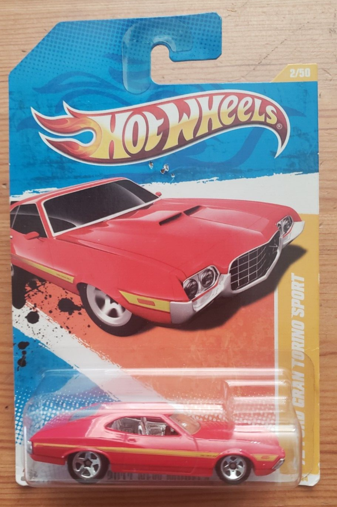 2011 Hot Wheels - New Models - 2/50 - '72 Ford Gran Torino Sport - 2/244 - T9930