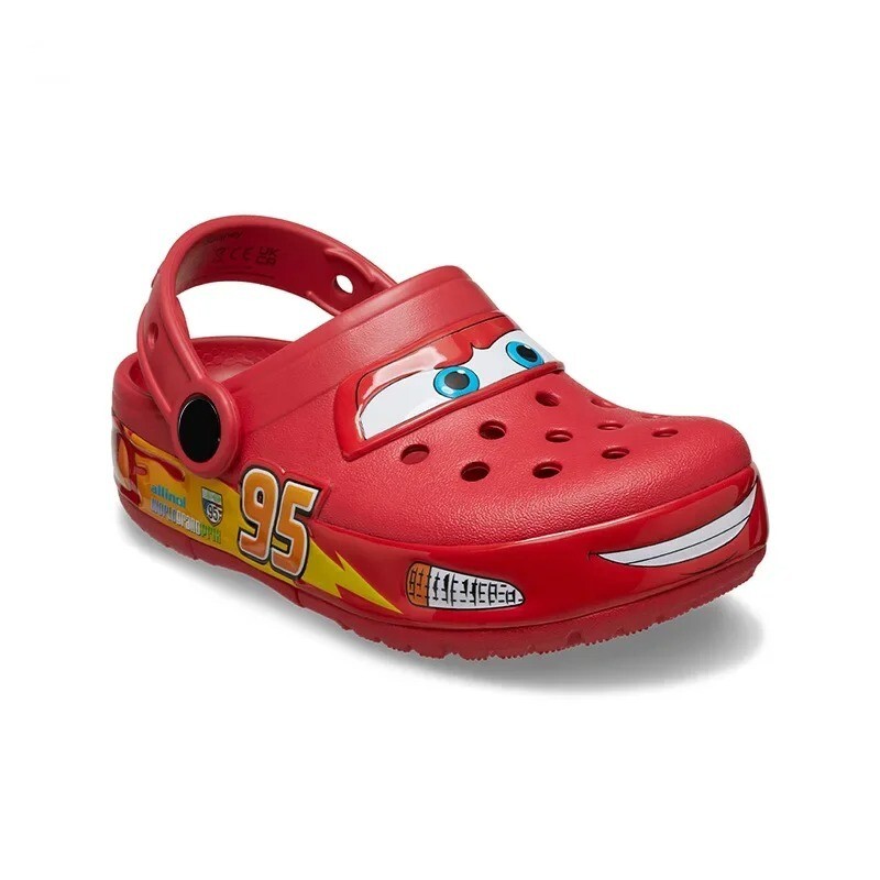 Lightning McQueen Crocs Classic Clog Size 10 Men's/12 Women's Disney Pixar Cars*