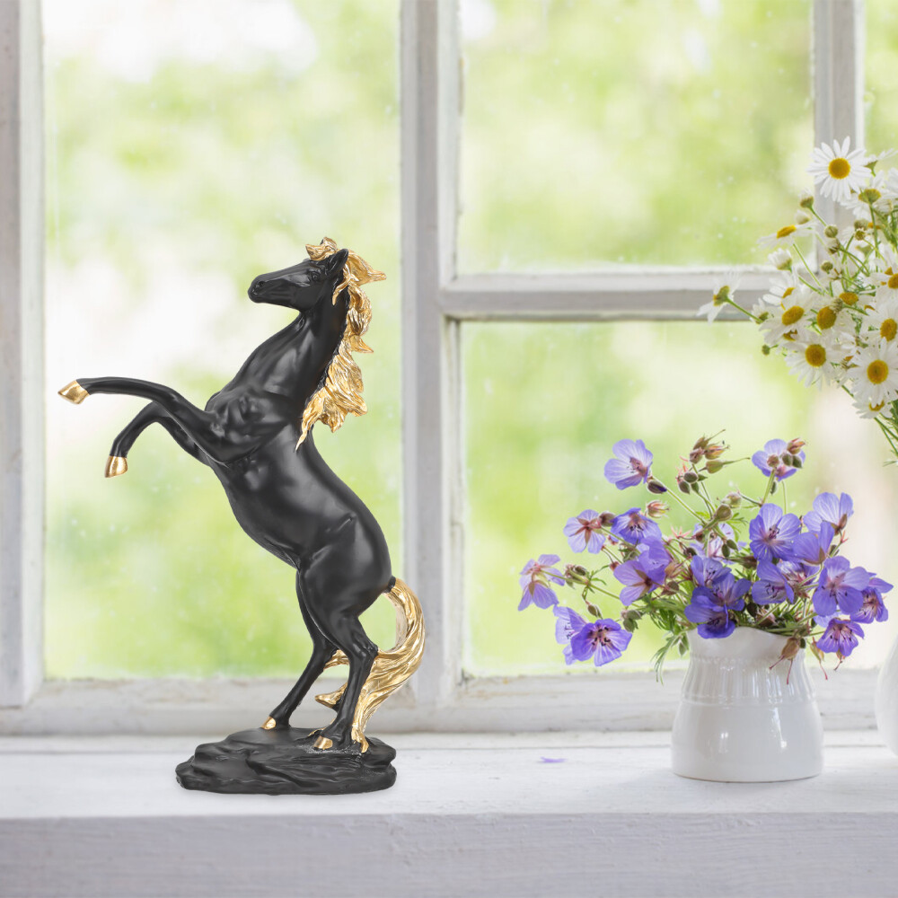 Home Office Standing Sculpture Resin Horse Decor Home Office