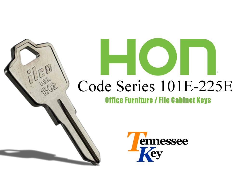 Hon Desk & File Cabinet Keys Precuts for 101E-225E Series Locks