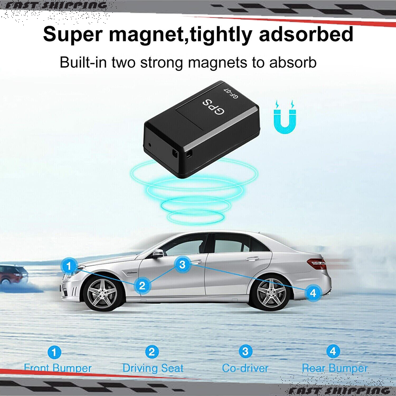 Magnetic Mini GPS Tracking Device GF07 Real Time Car Locator Tracker GSM