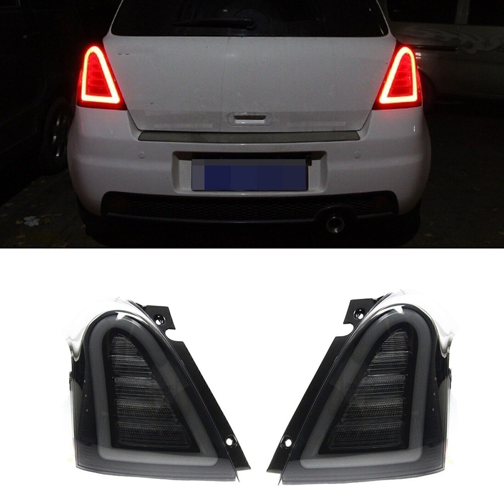 Car Rear Tail LED Light Lamp Assembly For Suzuki Swift 2006-2010 Left + Right