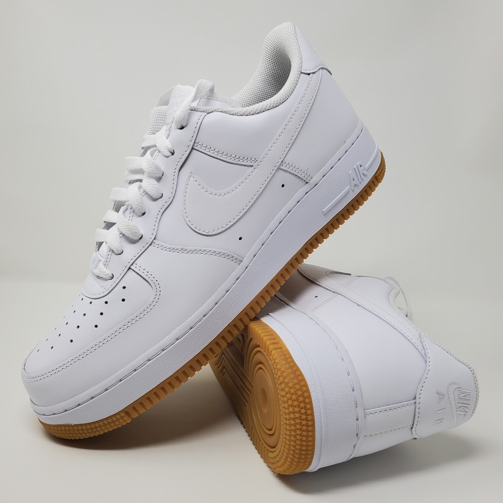Nike Air Force 1 Low '07 White Gum DJ2739-100 Men's Size 10.5