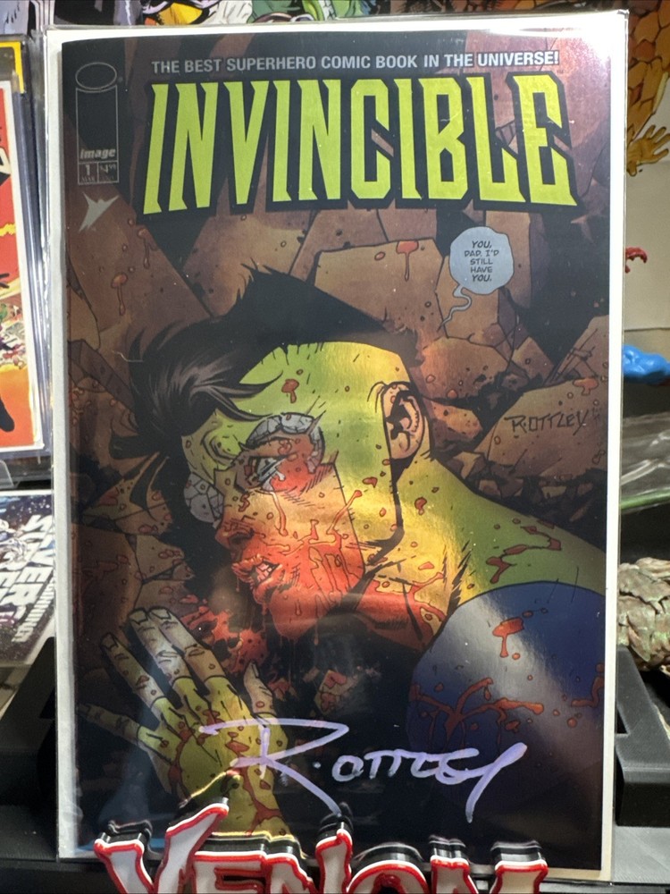 Invincible #1 10th Printing Ryan Ottley Megacon Exclusive Foil Signed W/ COA