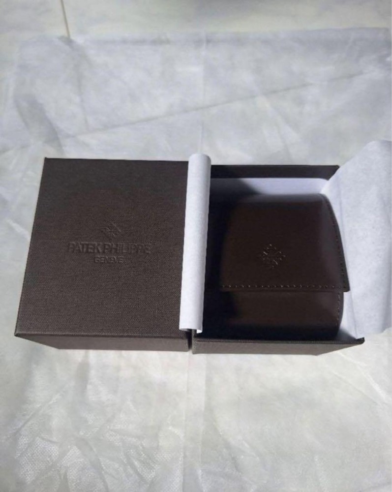 Patek Philippe Brown Leather Watch Case for Luxury Timepieces