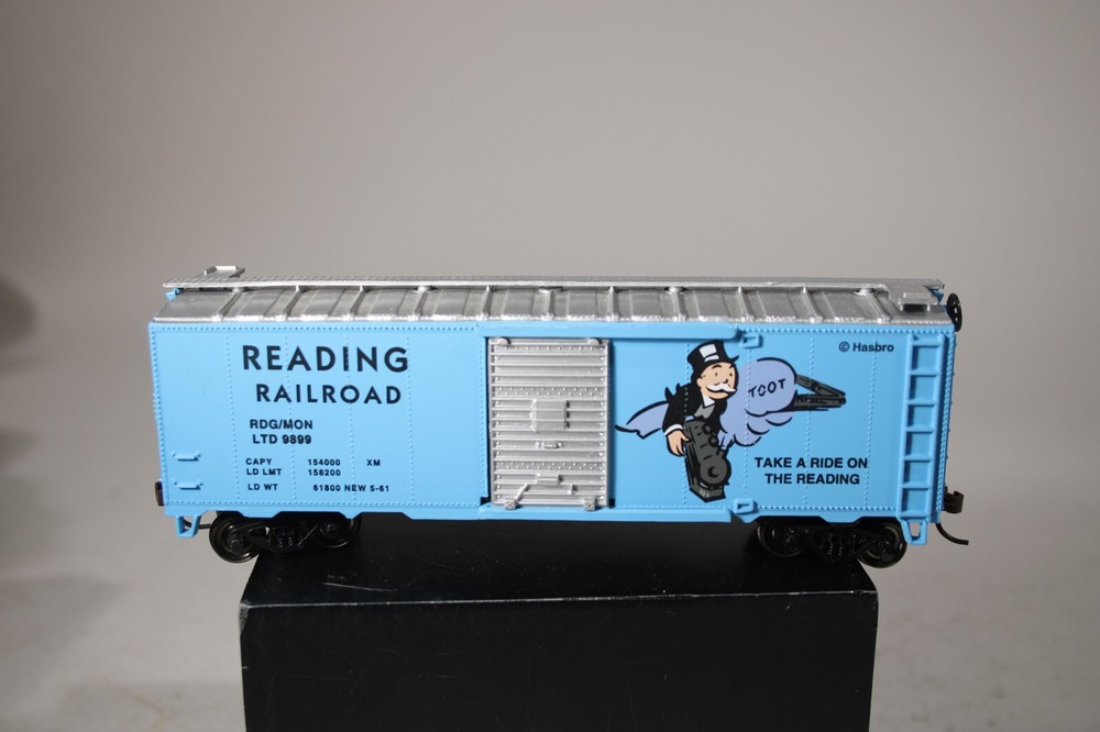 Bachmann HO Scale Monopoly Collector's Edition Train Blue Boxcar 9899