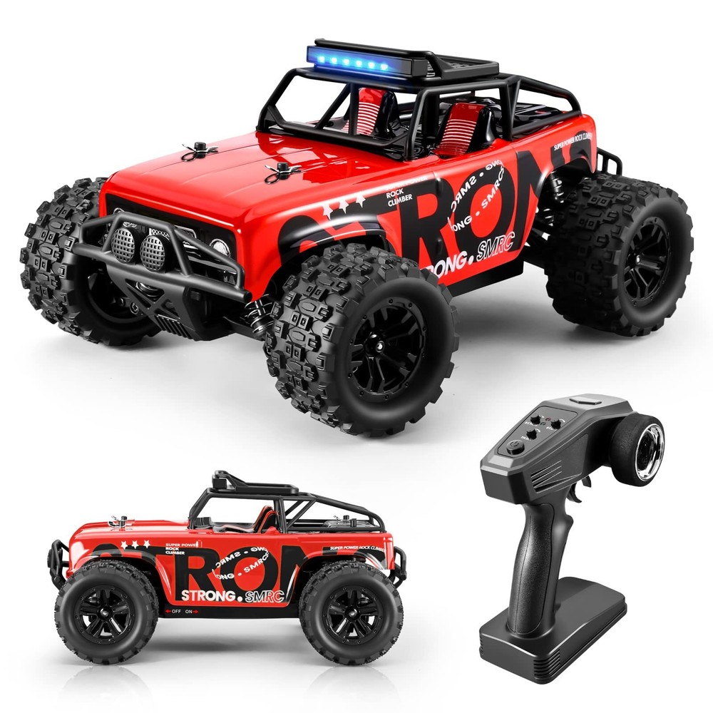 RC Car 4WD Remote Control Truck, 1:18 Scale Off Road RC Truck, 36KPH Fast Rac...