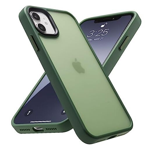 for iPhone 11 Phone Case, Shockproof for iPhone 11 Case, Military Frosted Green