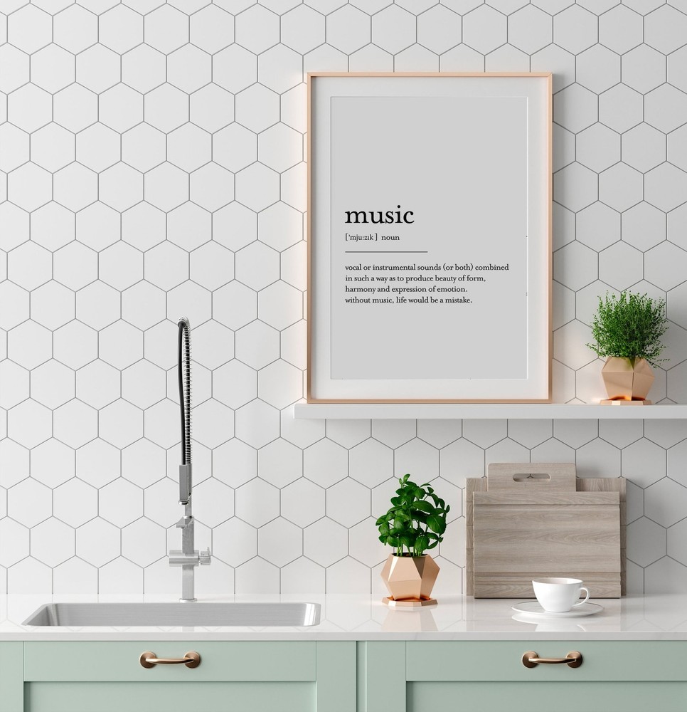 Music Definition Music Print Music Poster Music Definition Print Music Art Gift