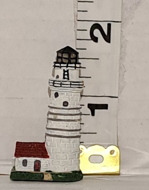 Danbury Mint Christmas Tree Lighthouse Boston Light Massachusetts Replacement