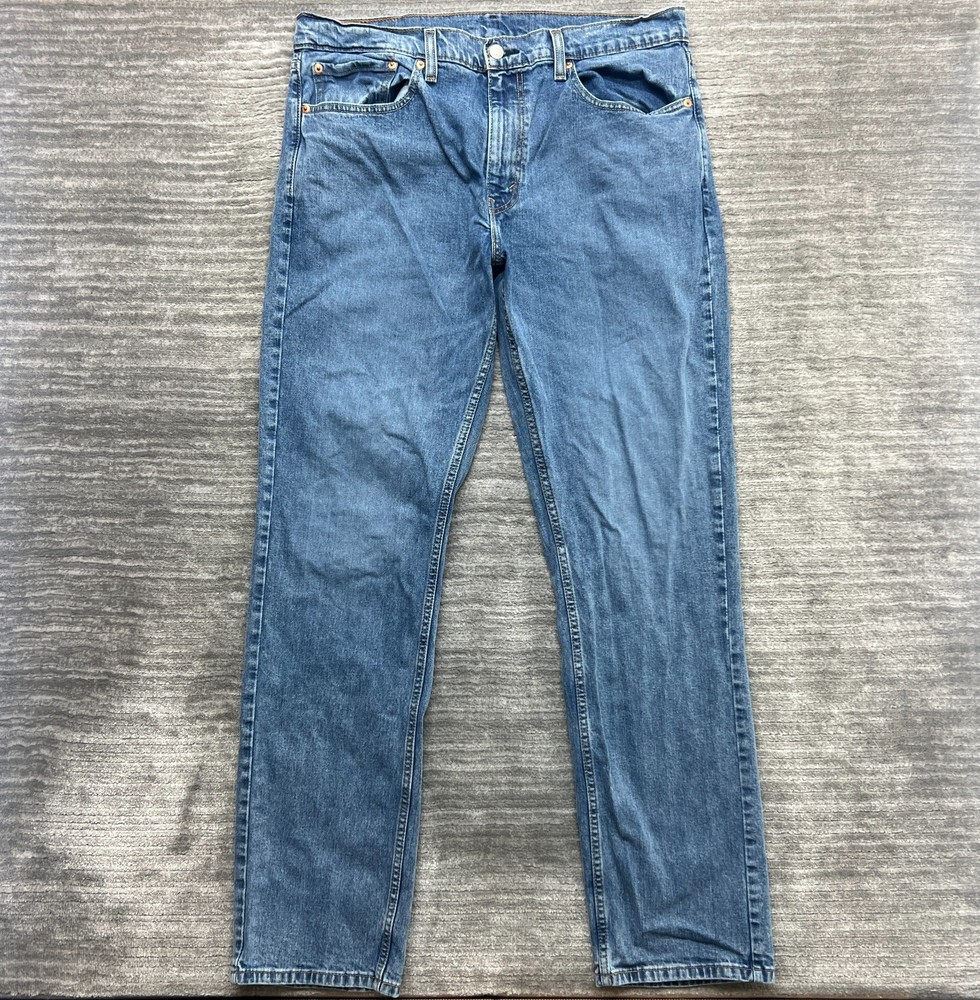 Levi's 559 Jeans Size W36 L34 Mens Relaxed Straight Mid Rise Blue Denim