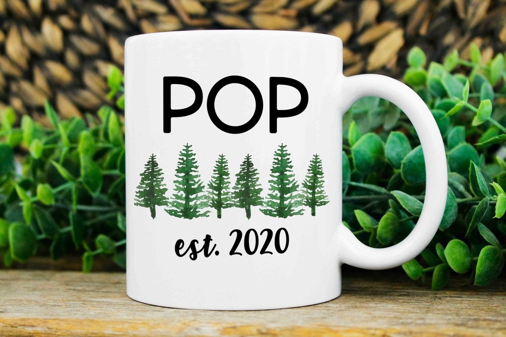 New Pop Gift Personalized New Pop Mug Promoted To Pop Pop Est Mug New Father To