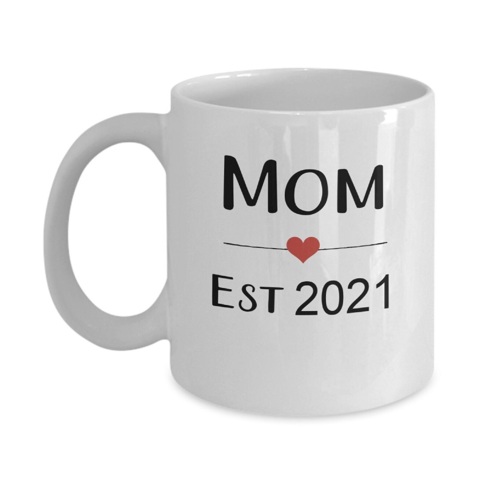 New Mom Mug Mom Est Personalized Expecting Mom Coffee Cup Pregnancy Reveal