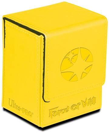 Light Magic Stone Flip Top Deck Box Ultra Pro GAMING SUPPLY BRAND NEW ABUGames