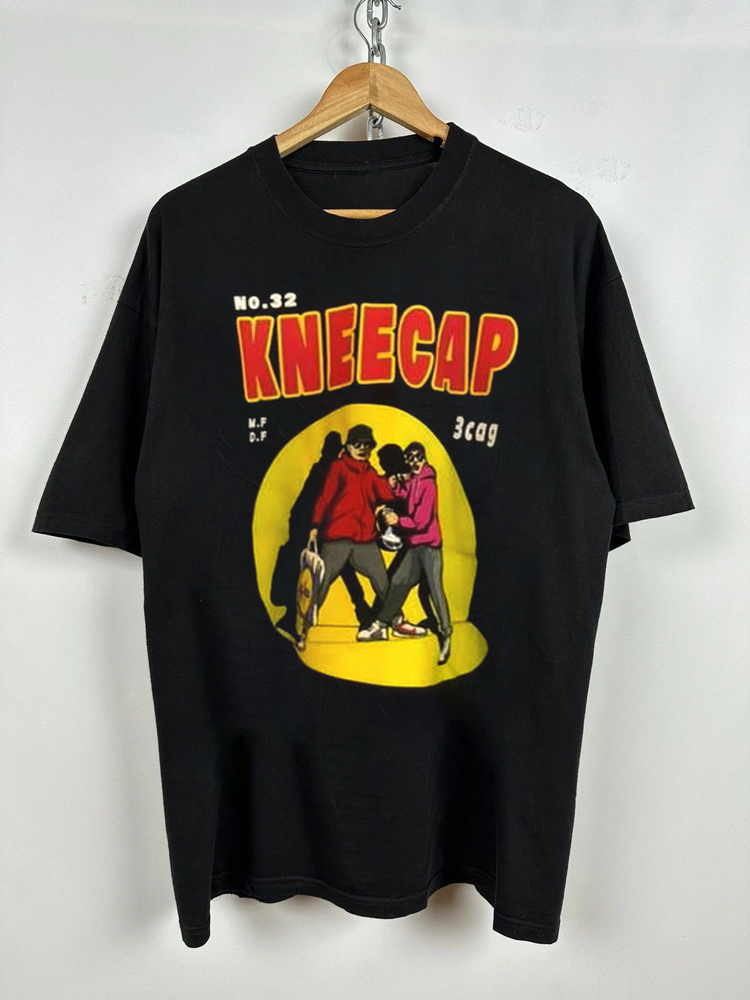 New Cotton Kneecap Band Shirt Black Sizes S-5XL TT129