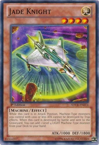 Jade Knight SDCR-EN014 Common 1st Edition Moderately Played Yugioh Card