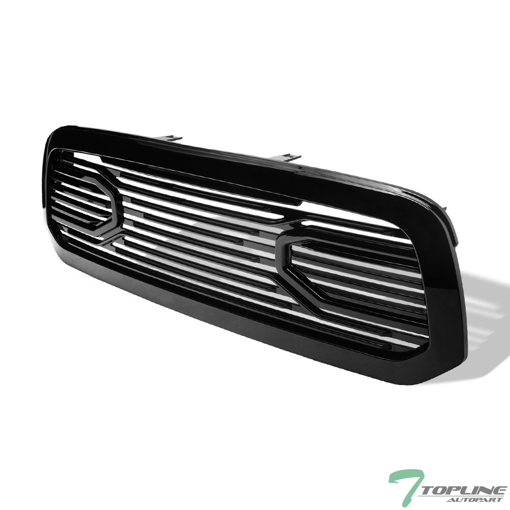 Topline For 2013-2018 Dodge Ram 1500 Big Horn Front Hood Bumper Grille - Black