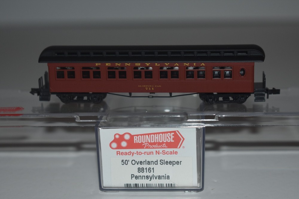 N Scale Roundhouse 88161 Pennsylvania 50' Overland Sleeper 711 C48427