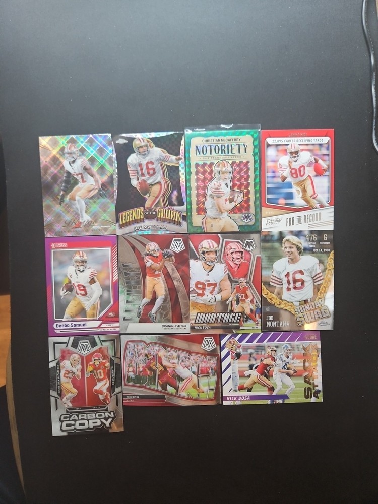 San Francisco 49ers Insert Lot 11 Cards