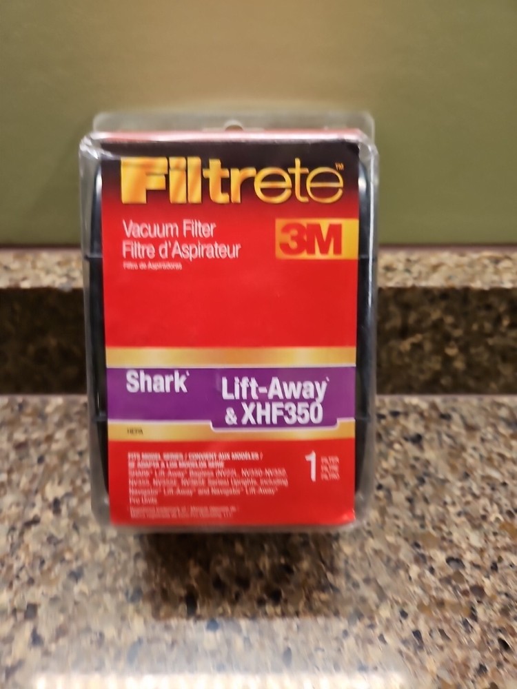 3M Filtrete 68051A Shark XHF350 Liftaway HEPA Replacement Vacuum Filter