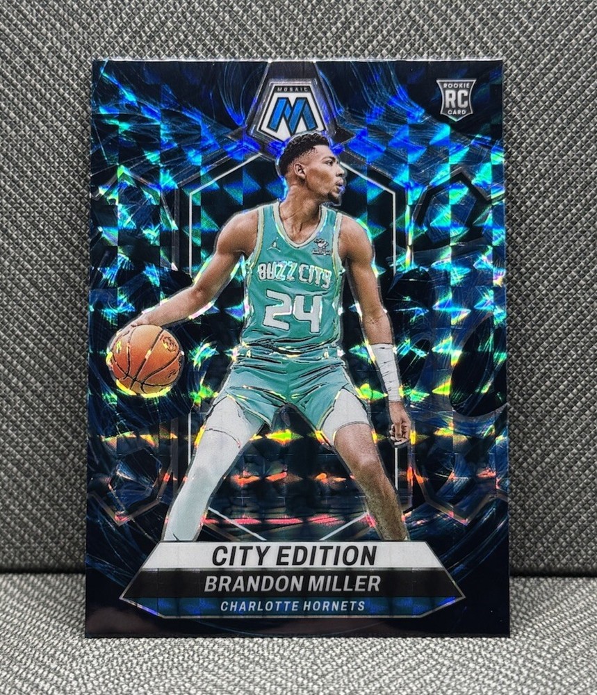 2023-24 Panini Mosaic Genesis #277 Brandon Miller RC SSP Case Hit Hornets RC 💎