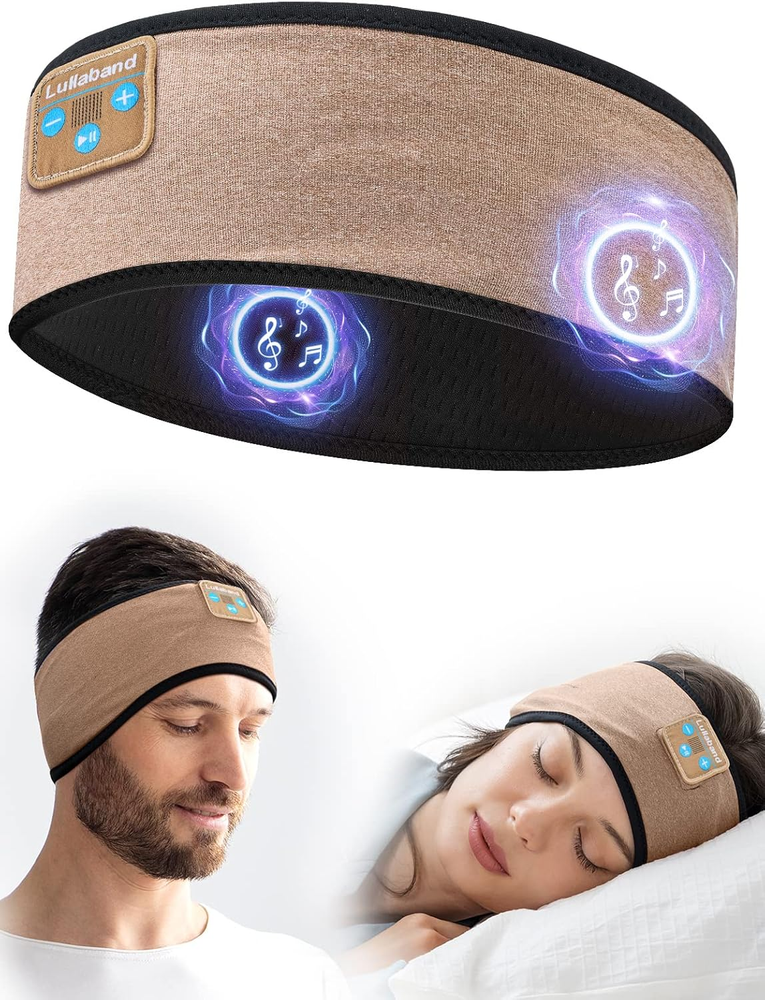 Sleep Headphones Bluetooth Headband - Wireless Music Sleeping Mask Earphones for
