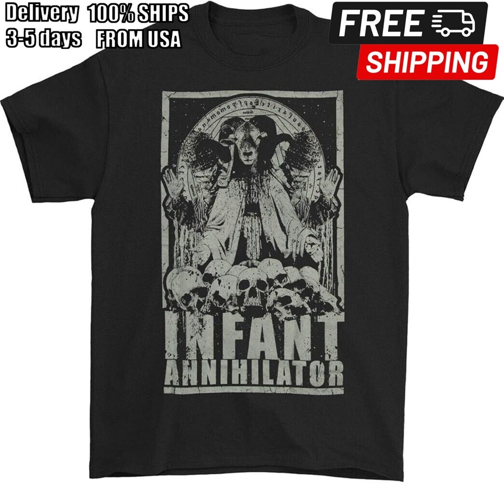 Vtg Infant Annihilator Band Cotton Black S-5XL Unisex Shirt