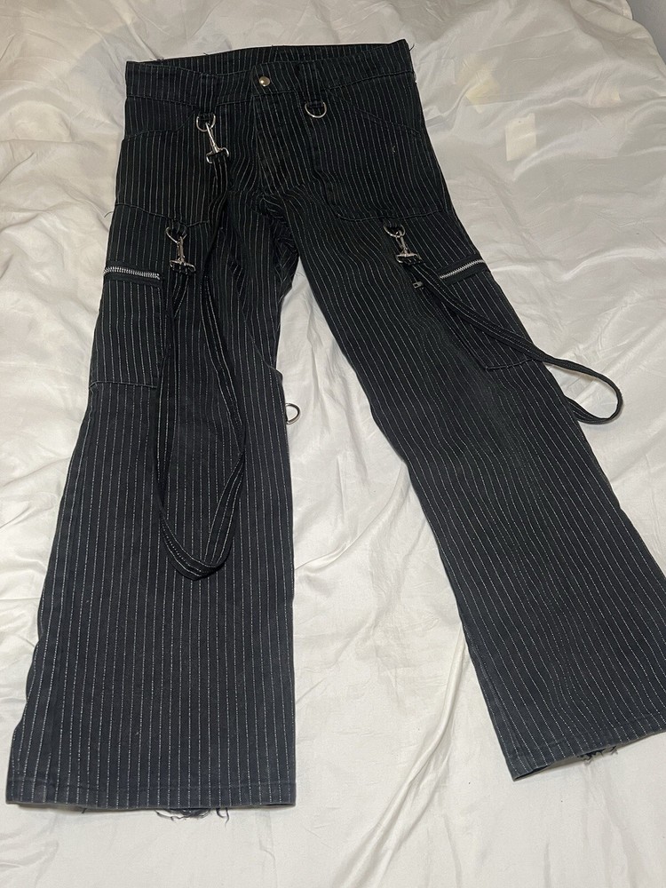 Vintage 90’s Black Lip Service Bondage Pants
