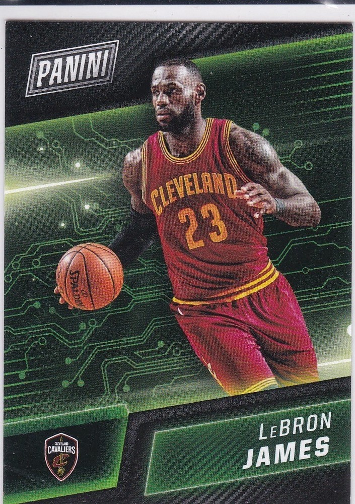 LEBRON JAMES 2017 Panini CYBER MONDAY BASKETBALL CARD Cleveland Cavs HEAT LAKERS-image