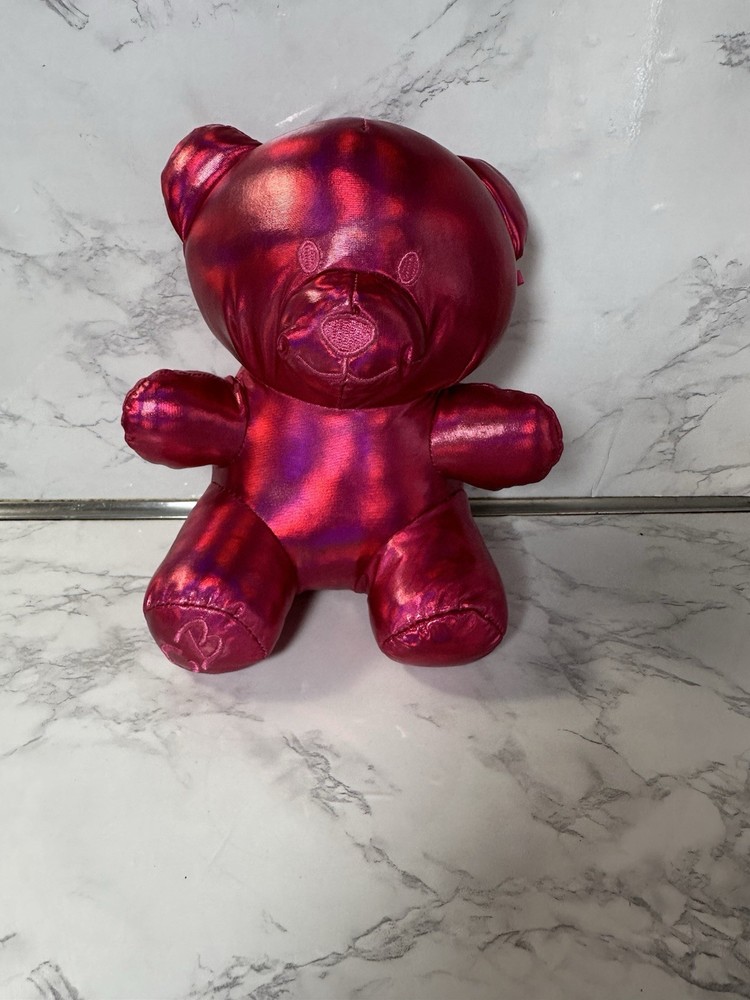 Candy Bears Metallic Pink Plush Bear 11” Yoonique   Stuffed Toy Gift