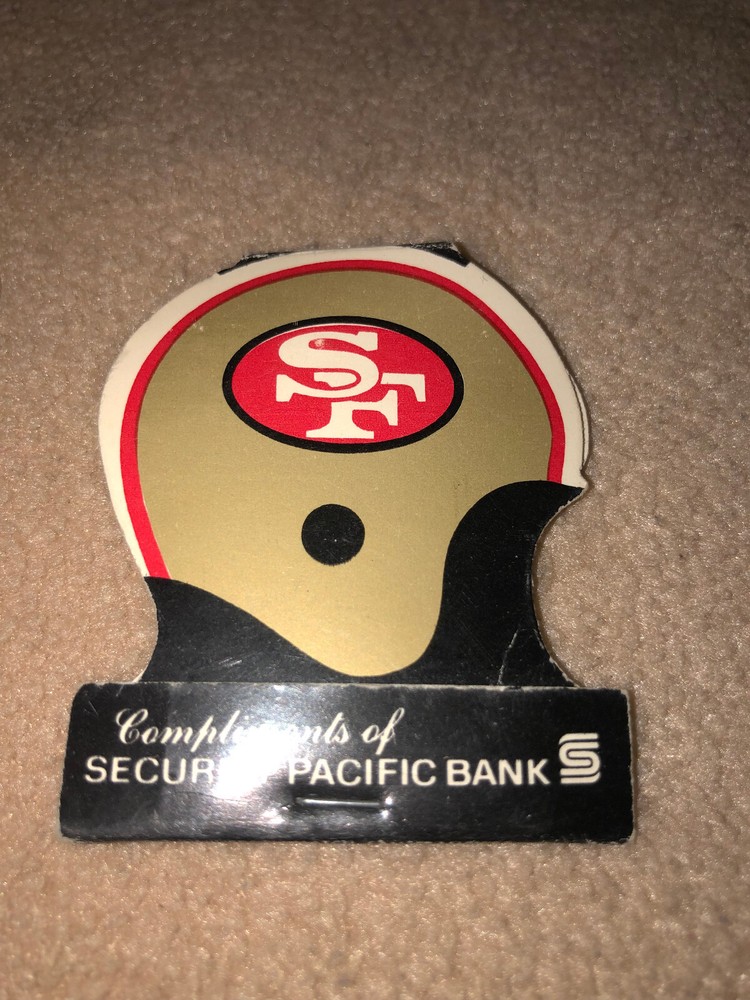 Vintage Matchbook San Francisco 49ers Forty Niners 1974 Season NFL Schedule Foot