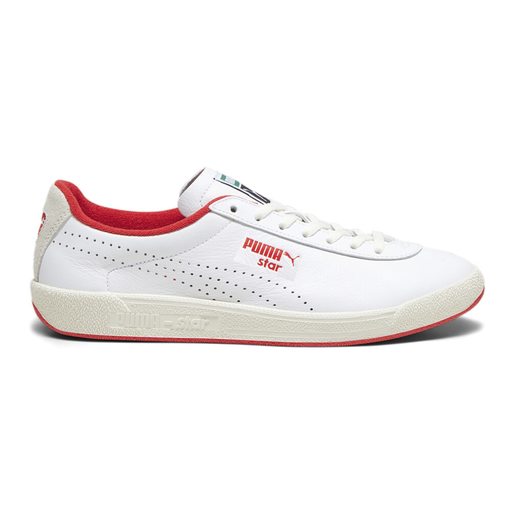 Puma Star Strawberries And Cream Lace Up  Mens White Sneakers Casual Shoes 39319