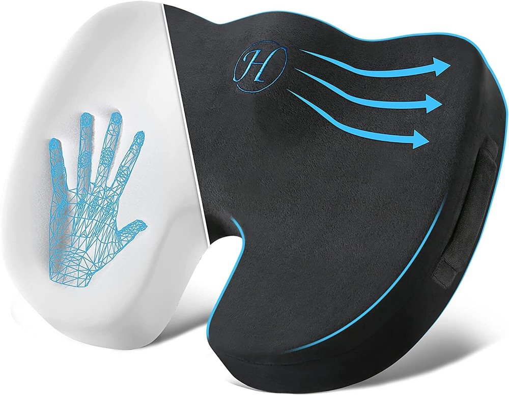 Seat Cushion,Office Chair Cushion for Back Pain,Lower Back & Sciatica Pain Re...