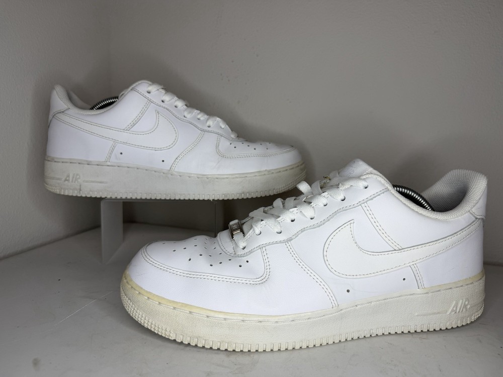 Nike Air Force 1 Low Mens Athletic Shoes Size 11 White 315122-111