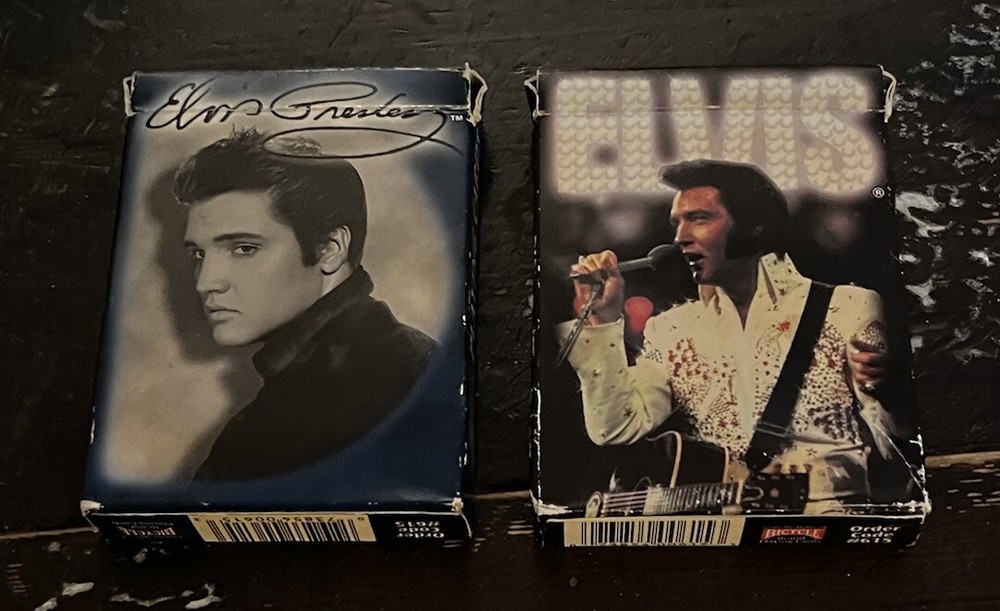 Elvis Presley Playing Cards 2 Bicycle Decks Photos 60s 70s Graceland Archives