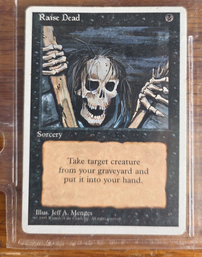 Magic the Gathering Raise Dead Revised Edition Jeff A. Menges