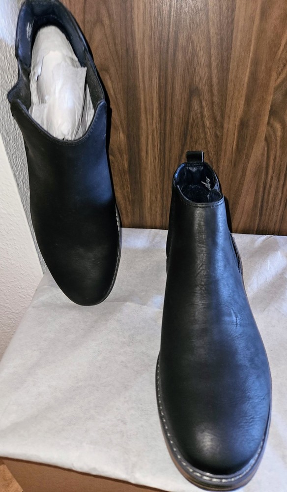 B-52 Bullboxer Mens Black Ankle Boots Sz. 13