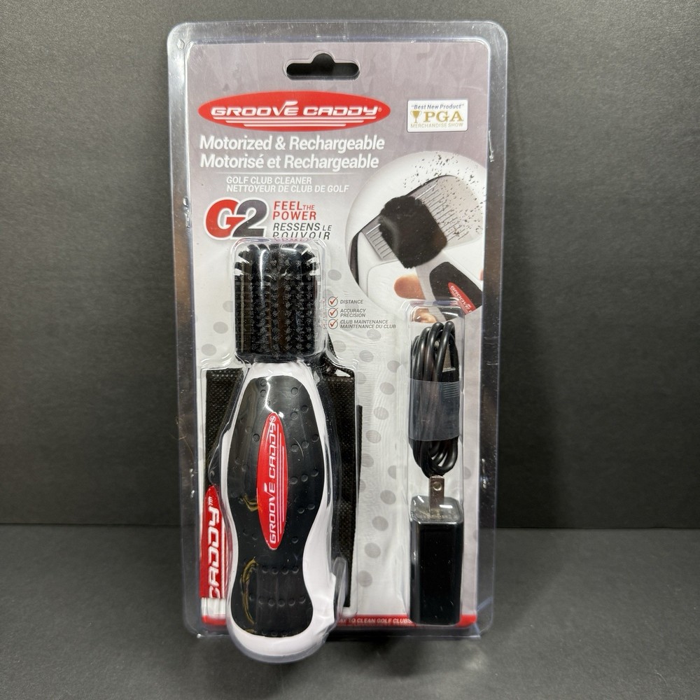 Powerful Groove Caddy G2 Automatic Golf Club Cleaner  